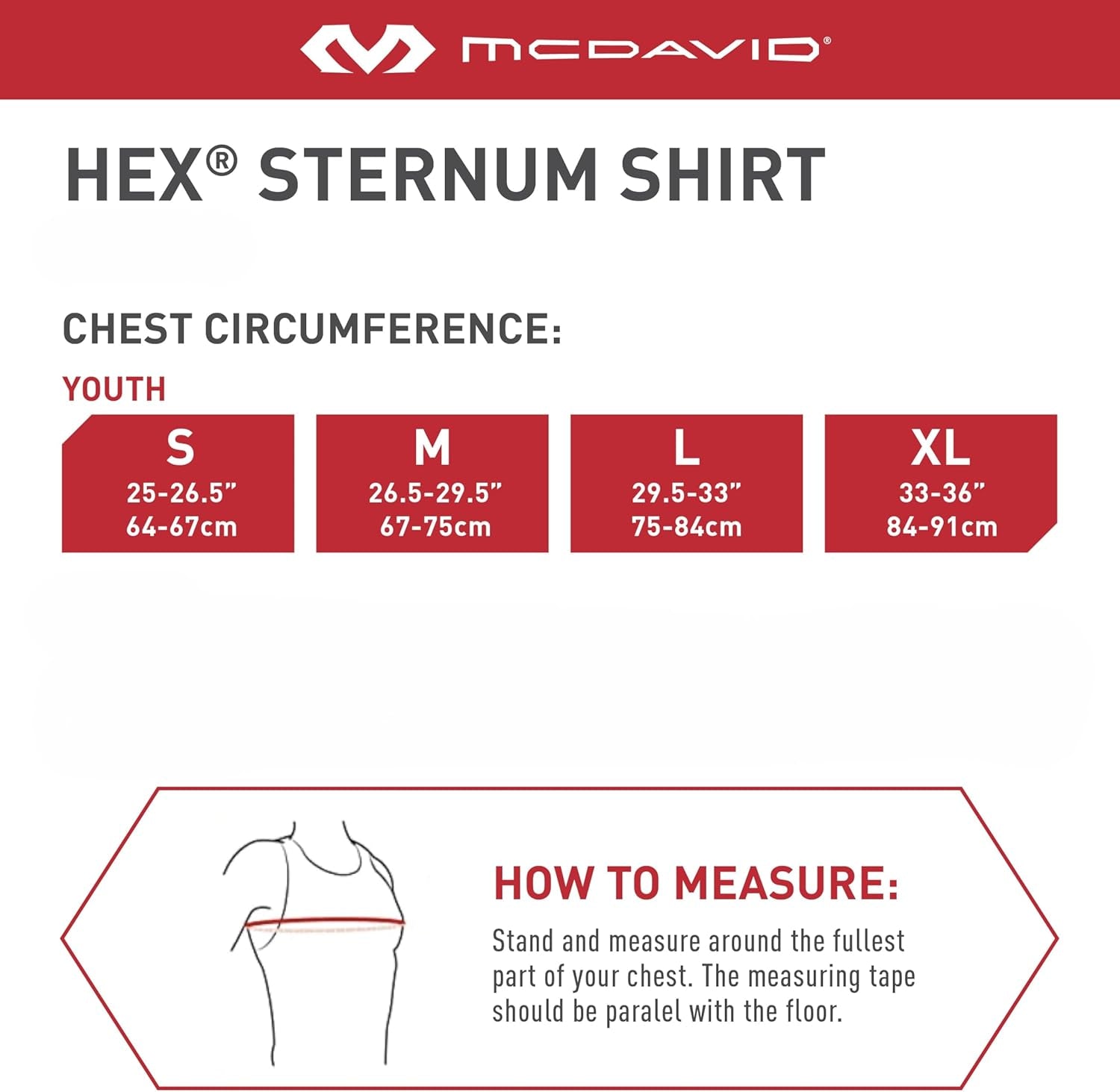Youth Sports Chest Protector Compression Shirt (Hex Padded)